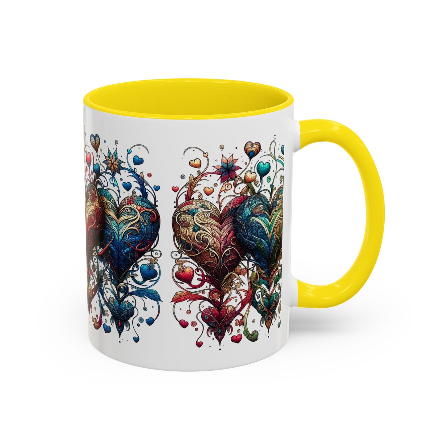 Romantic Heart Coffee Mug - Perfect for Coffee Lovers