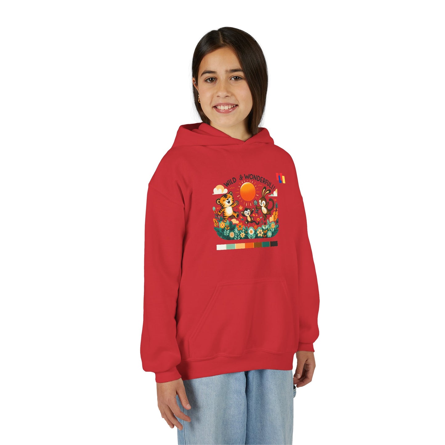 Obay Wild & Wonderful Youth Hoodie - Cozy Animal Design for Adventurous Kids