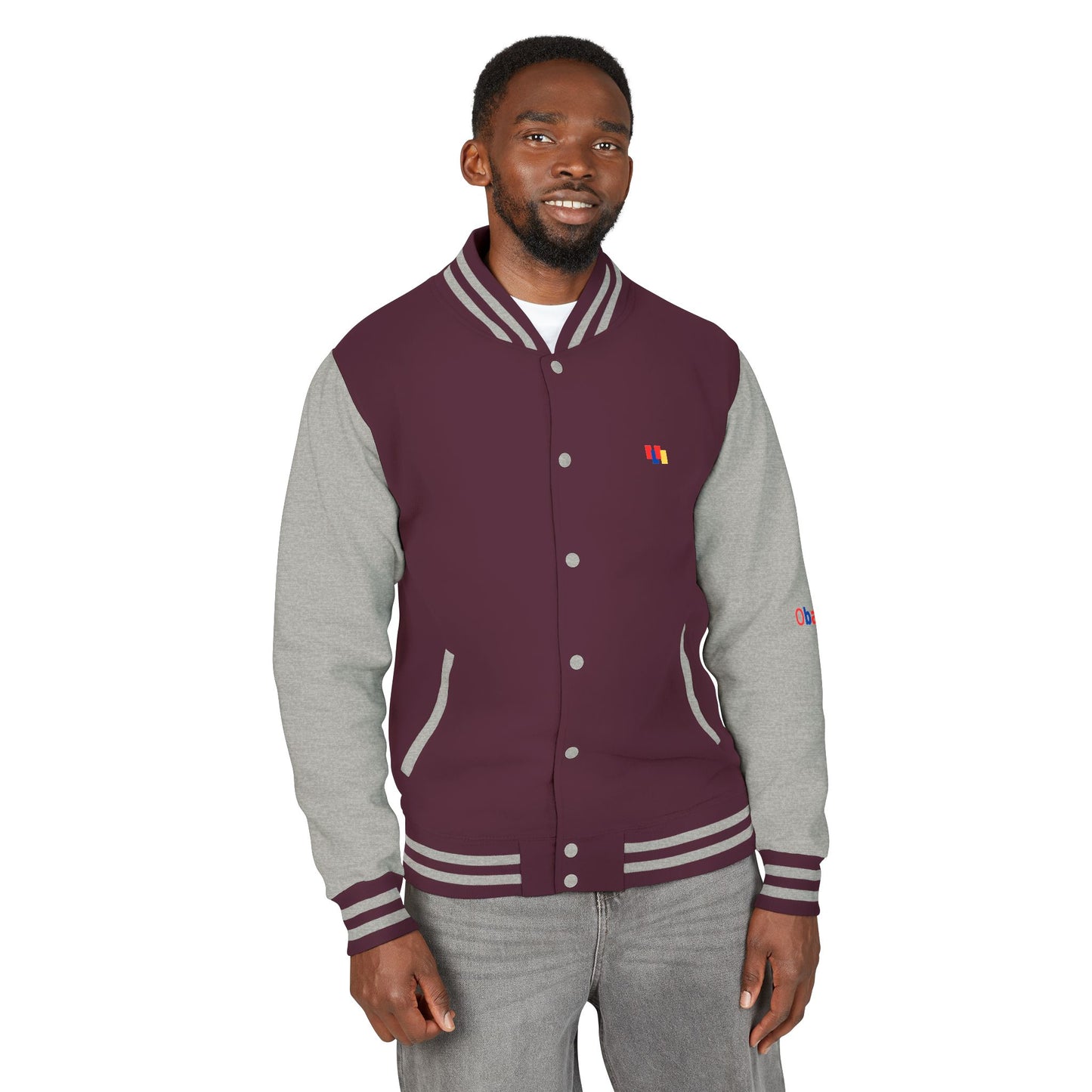 Premium Heavyweight Letterman Jacket - Vintage Athletic Style