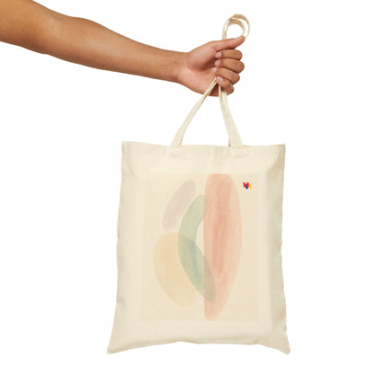 Eco-Friendly Cotton Canvas Tote Bag - Reusable Shopping Bag 15"x16"