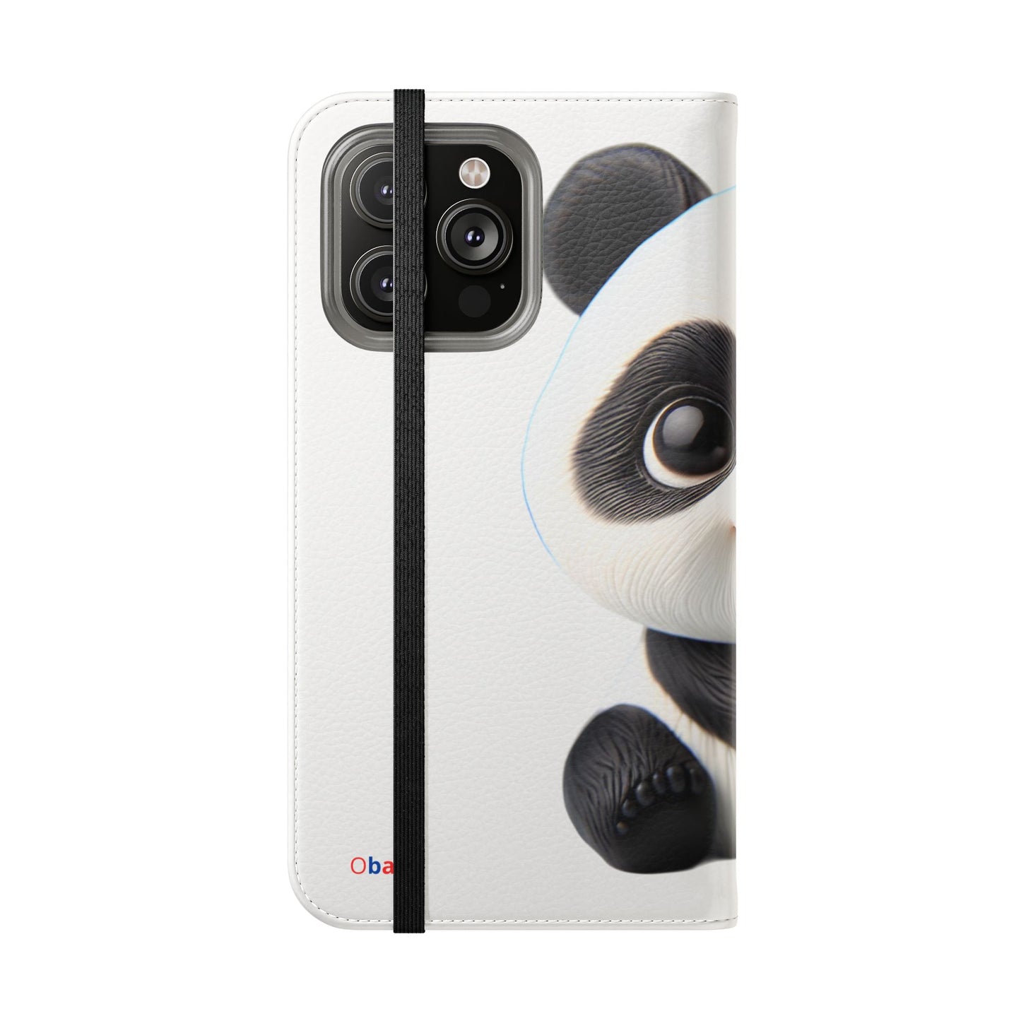 PandaPal Cute Panda Flip Case - Stylish Protection for Kids' Phones, Perfect Gift for Animal Lovers