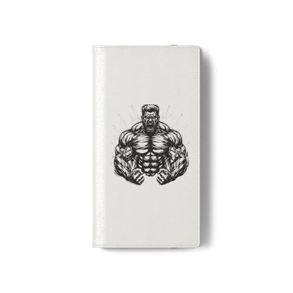 Champion's Motivational iPhone Flip Case | Inspirational Quote Phone Accessory for Fitness Enthusiasts