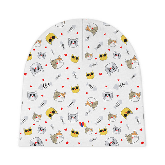 Adorable Animal Print Baby Beanie - Perfect Gift for Little Ones!