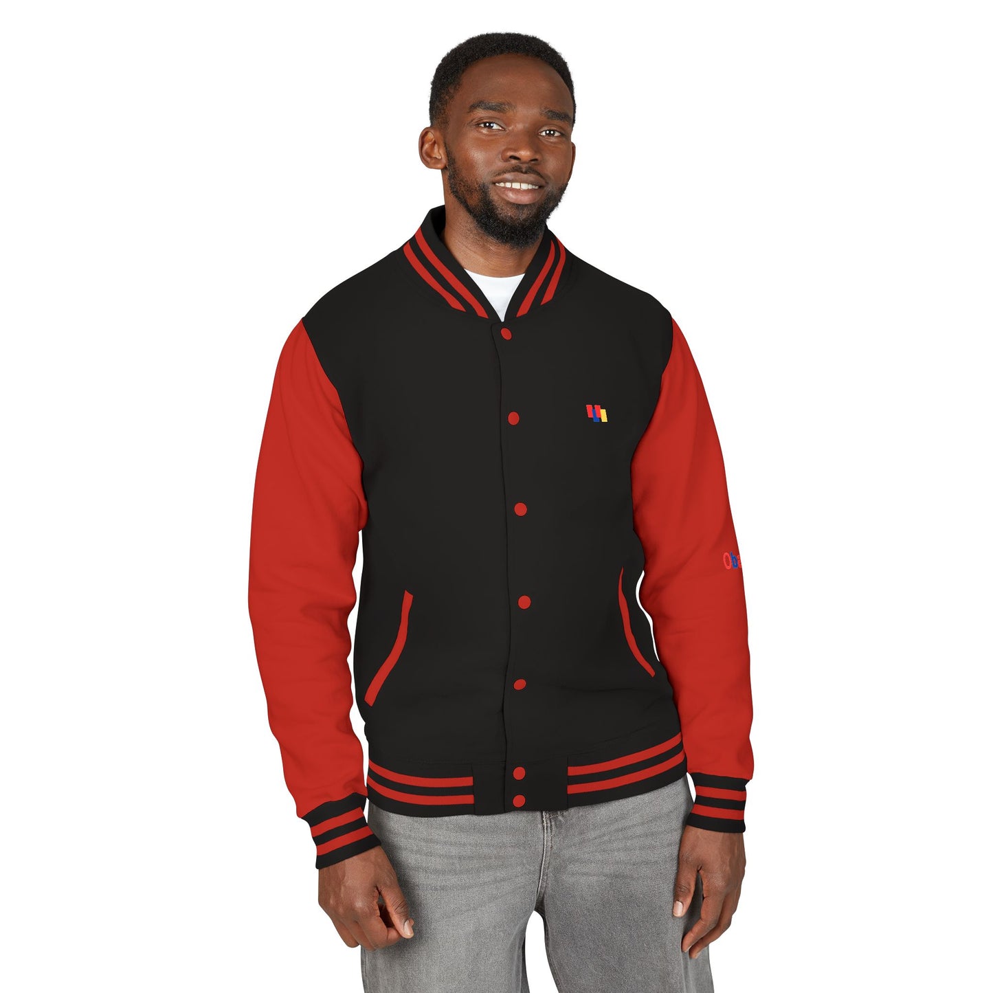 Premium Heavyweight Letterman Jacket - Vintage Athletic Style