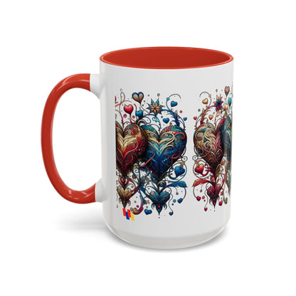 Romantic Heart Coffee Mug - Perfect for Coffee Lovers