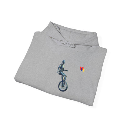 Unicyclist Art Hoodie - Cozy Unisex Sweatshirt, Perfect Everyday Casual Wear