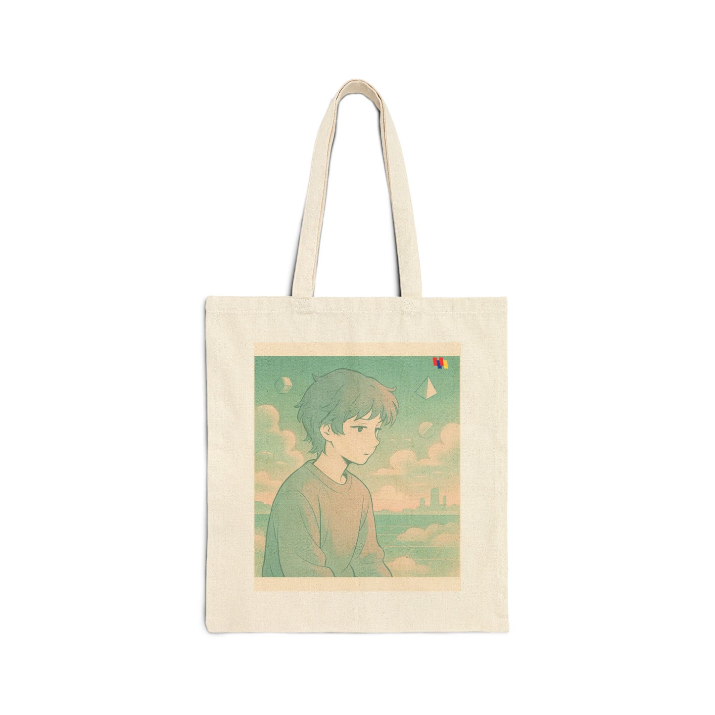 Premium Cotton Canvas Tote Bag - Eco-Friendly Reusable Shopping Bag