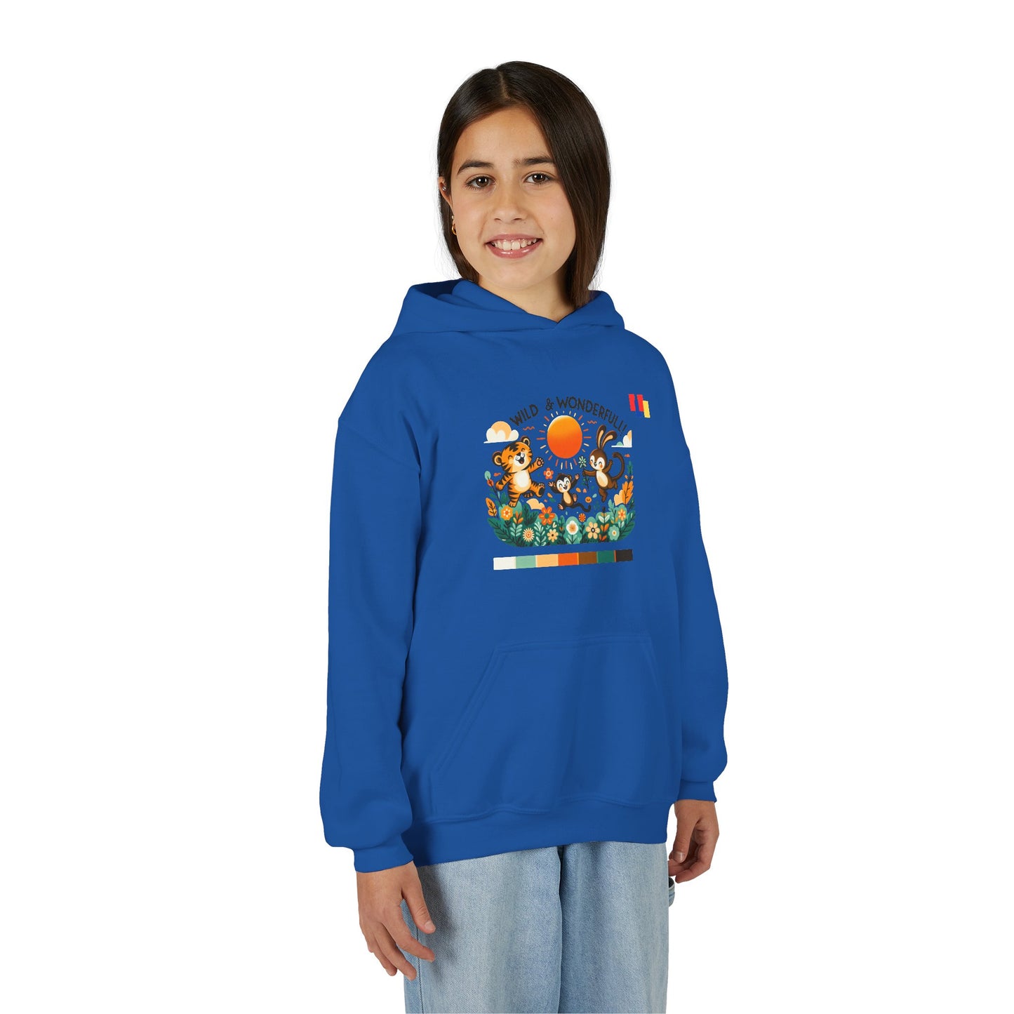 Obay Wild & Wonderful Youth Hoodie - Cozy Animal Design for Adventurous Kids