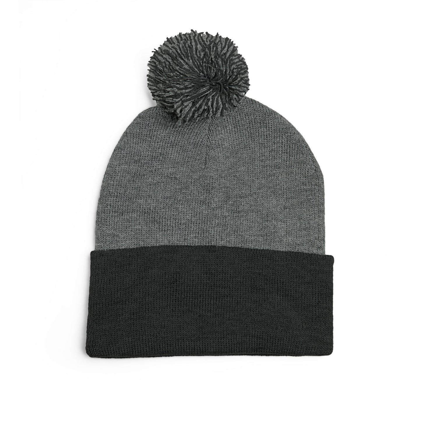 Premium Embroidered Pom-Pom Winter Beanie - Cozy Knit Cap for Ultimate Warmth & Style