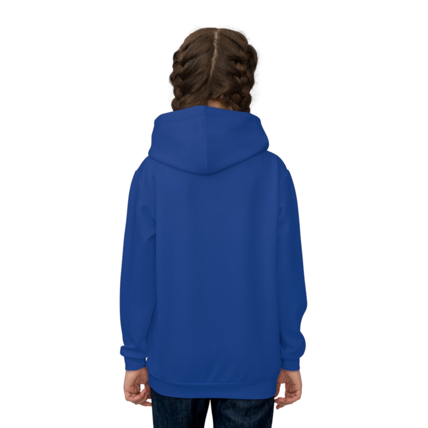 Bright Blue Adventure Hoodie for Kids | Ultra-Soft Nature Design Pullover