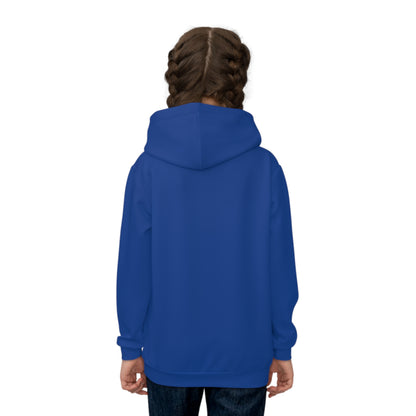 Bright Blue Adventure Hoodie for Kids | Ultra-Soft Nature Design Pullover