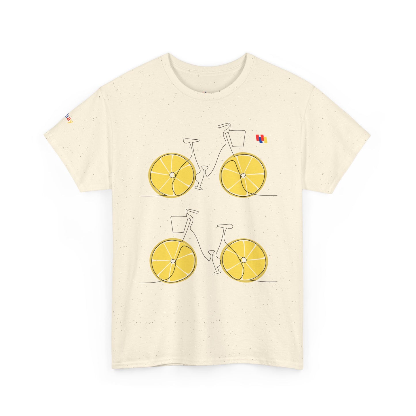 Lemon Bicycle Unisex Heavy Cotton Tee - Fun Graphic Shirt for Cyclists