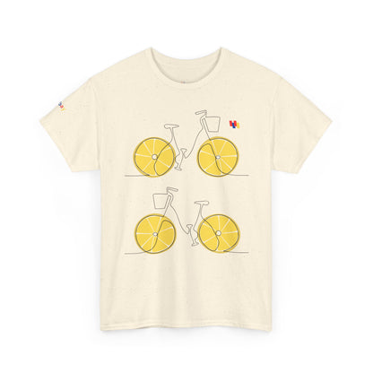 Lemon Bicycle Unisex Heavy Cotton Tee - Fun Graphic Shirt for Cyclists