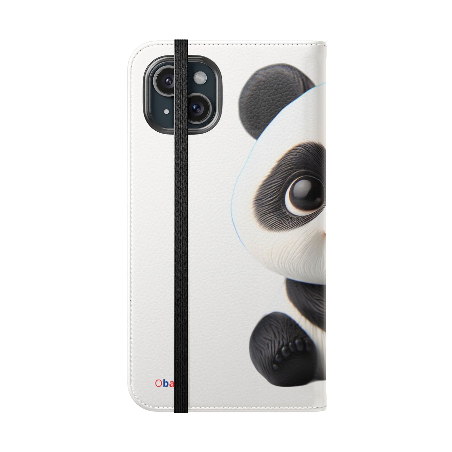 PandaPal Cute Panda Flip Case - Stylish Protection for Kids' Phones, Perfect Gift for Animal Lovers