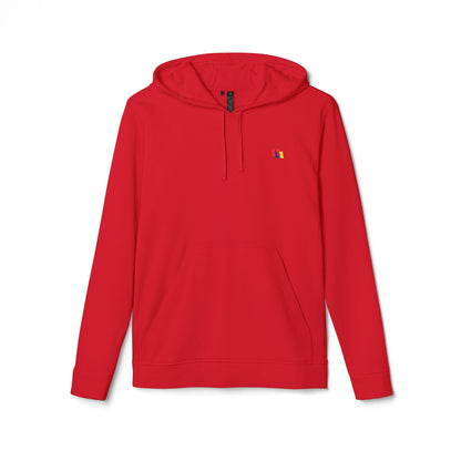 Vibrant Heart Print Hoodie - Cozy Unisex Fleece for Every Adventure