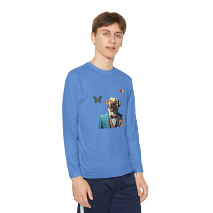 Paws Claws Youth Dog-Themed Long Sleeve Tee - Fun Gift for Animal Lovers, Perfect for Everyday Wear