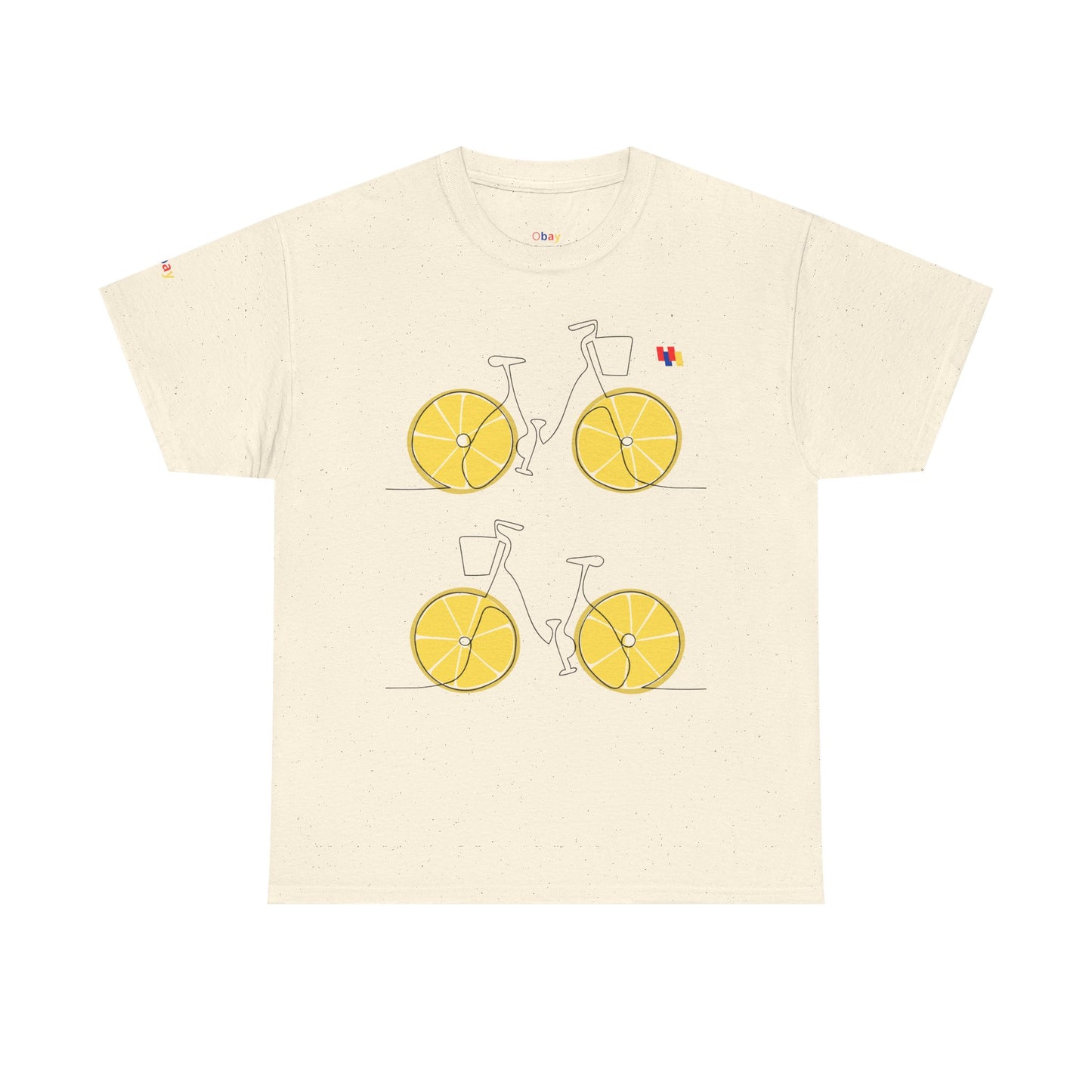 Lemon Bicycle Unisex Heavy Cotton Tee - Fun Graphic Shirt for Cyclists