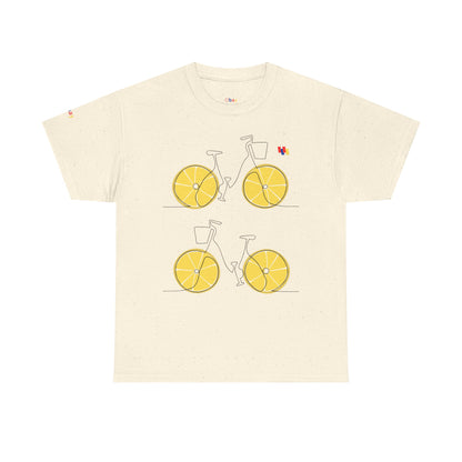 Lemon Bicycle Unisex Heavy Cotton Tee - Fun Graphic Shirt for Cyclists