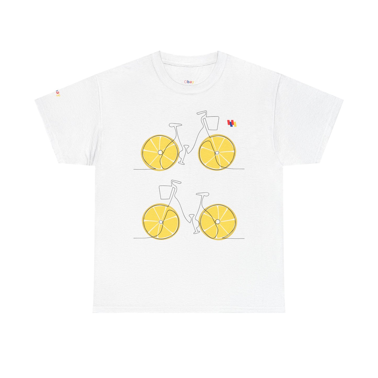 Lemon Bicycle Unisex Heavy Cotton Tee - Fun Graphic Shirt for Cyclists