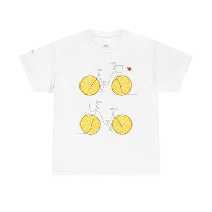 Lemon Bicycle Unisex Heavy Cotton Tee - Fun Graphic Shirt for Cyclists