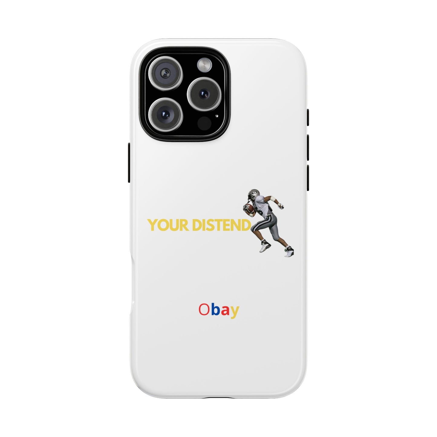 Athlete’s Edge Customizable Tough Phone Case - Durable Sports Design for iPhone, Perfect Personalized Gift for Sports Lovers