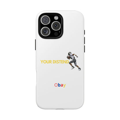 Athlete’s Edge Customizable Tough Phone Case - Durable Sports Design for iPhone, Perfect Personalized Gift for Sports Lovers