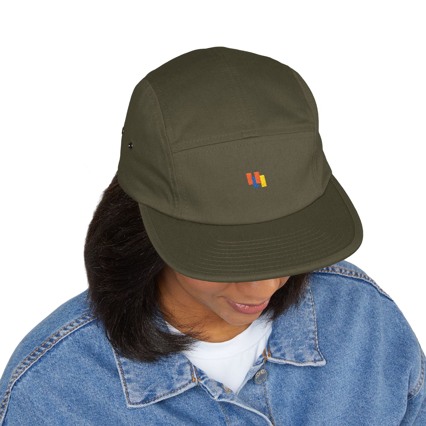 Premium 5-Panel Embroidered Cap - Trendy Streetwear Hat | Obay