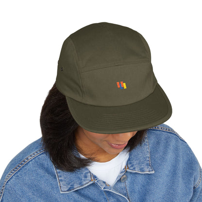 Premium 5-Panel Embroidered Cap - Trendy Streetwear Hat | Obay