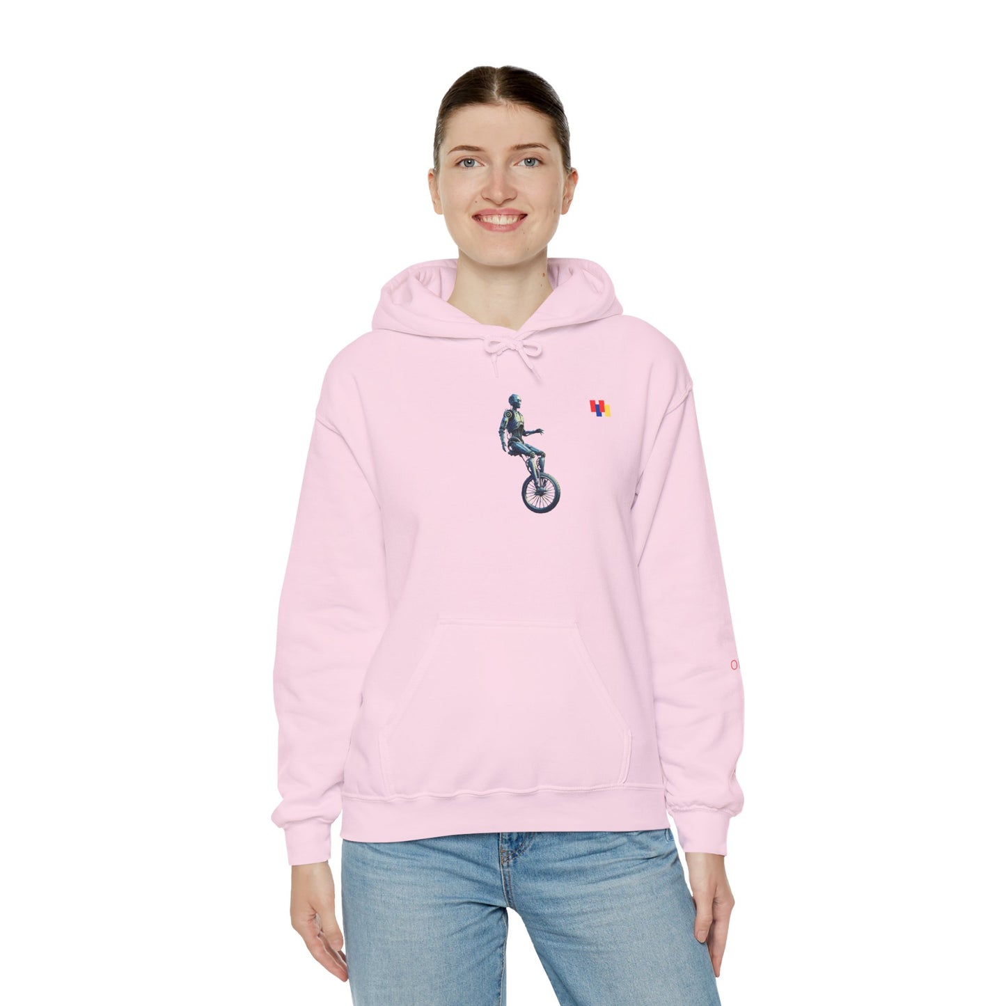 Unicyclist Art Hoodie - Cozy Unisex Sweatshirt, Perfect Everyday Casual Wear