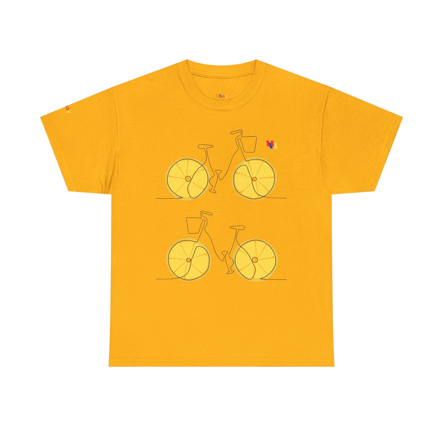 Lemon Bicycle Unisex Heavy Cotton Tee - Fun Graphic Shirt for Cyclists