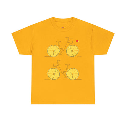 Lemon Bicycle Unisex Heavy Cotton Tee - Fun Graphic Shirt for Cyclists