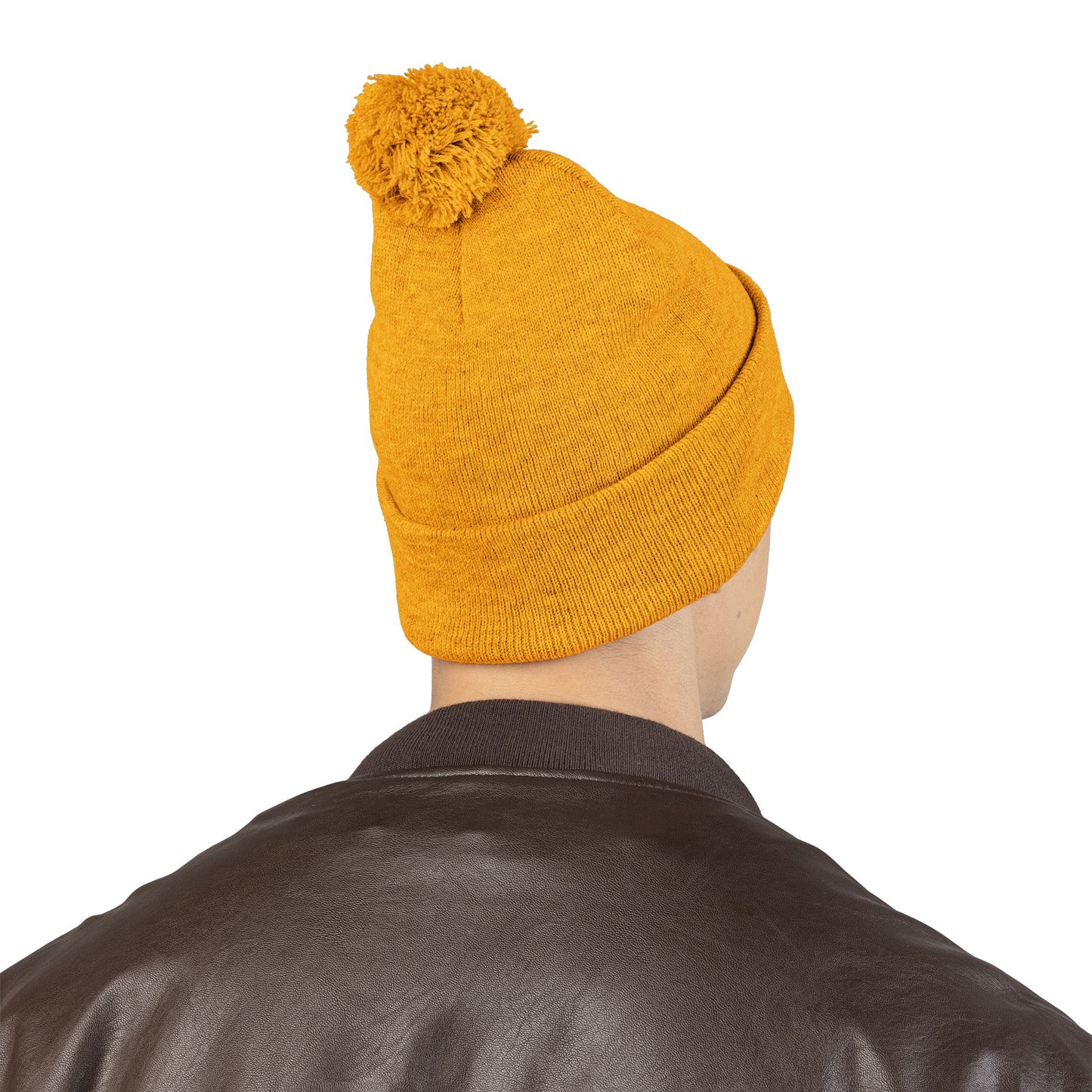 Premium Embroidered Pom-Pom Winter Beanie - Cozy Knit Cap for Ultimate Warmth & Style
