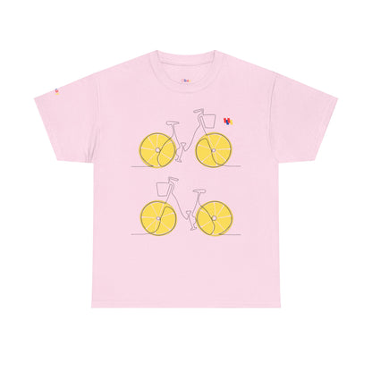 Lemon Bicycle Unisex Heavy Cotton Tee - Fun Graphic Shirt for Cyclists