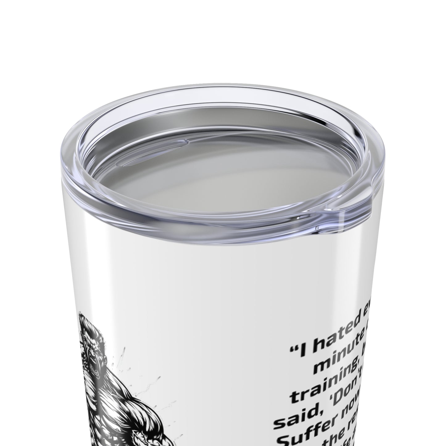 Champion Motivational Tumbler | 20oz Insulated Travel Mug with Inspirational Quotes