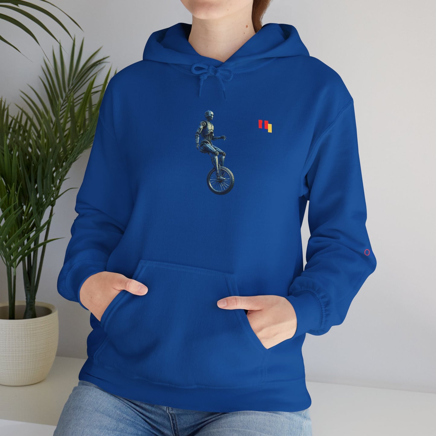 Unicyclist Art Hoodie - Cozy Unisex Sweatshirt, Perfect Everyday Casual Wear