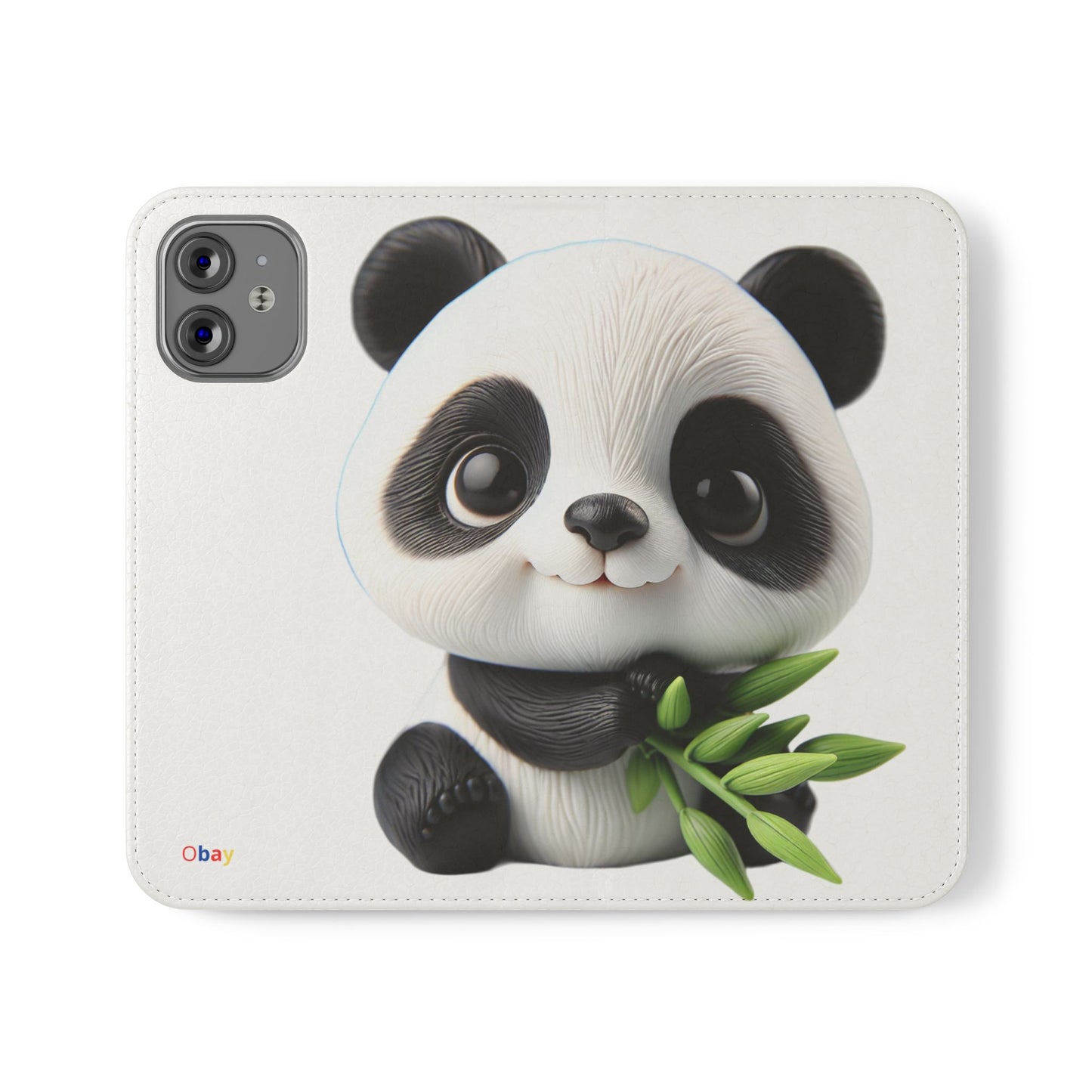 PandaPal Cute Panda Flip Case - Stylish Protection for Kids' Phones, Perfect Gift for Animal Lovers