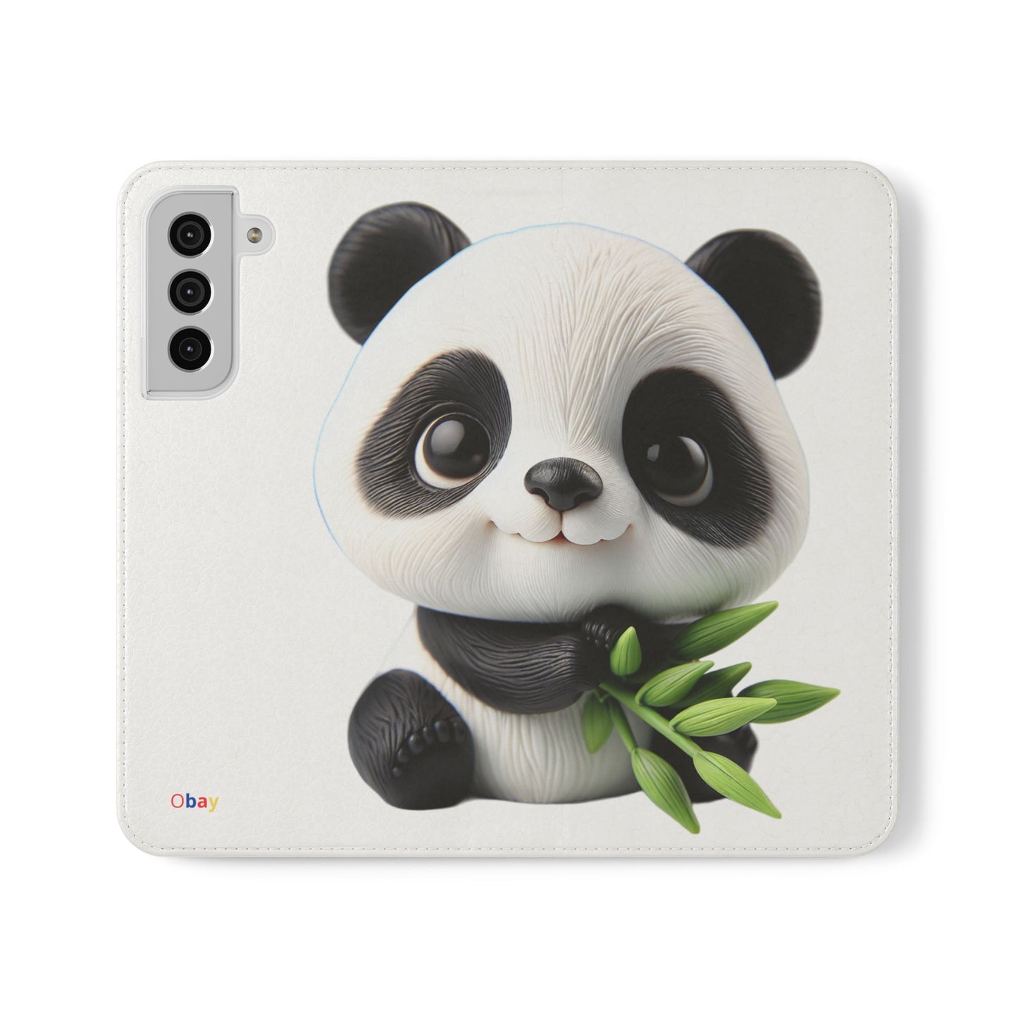 PandaPal Cute Panda Flip Case - Stylish Protection for Kids' Phones, Perfect Gift for Animal Lovers