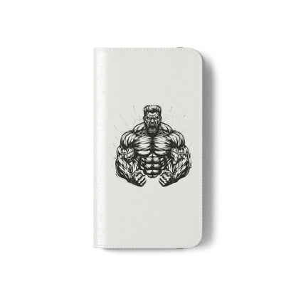 Champion's Motivational iPhone Flip Case | Inspirational Quote Phone Accessory for Fitness Enthusiasts