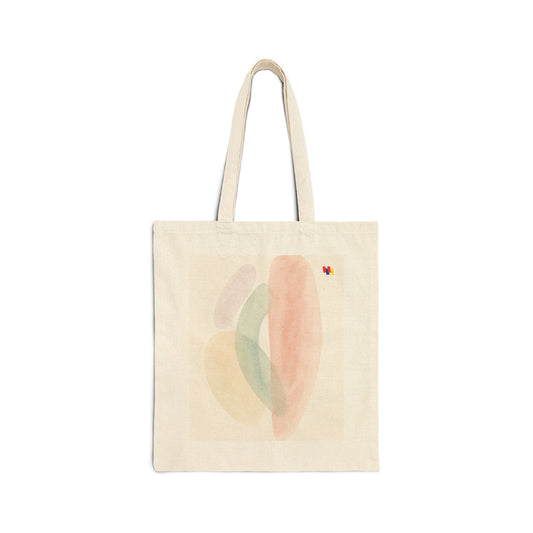 Eco-Friendly Cotton Canvas Tote Bag - Reusable Shopping Bag 15"x16"