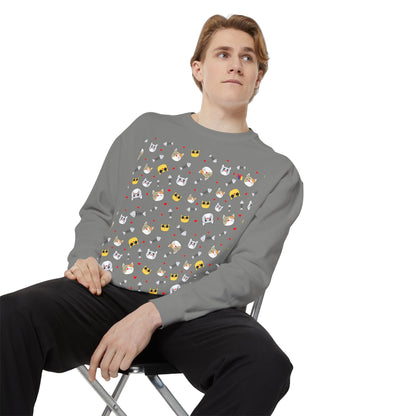 Adorable Cat Lover's Dream Sweatshirt - Ultra-Cozy Unisex Design