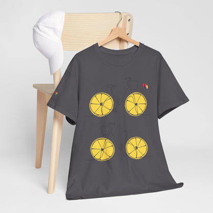 Lemon Bicycle Unisex Heavy Cotton Tee - Fun Graphic Shirt for Cyclists