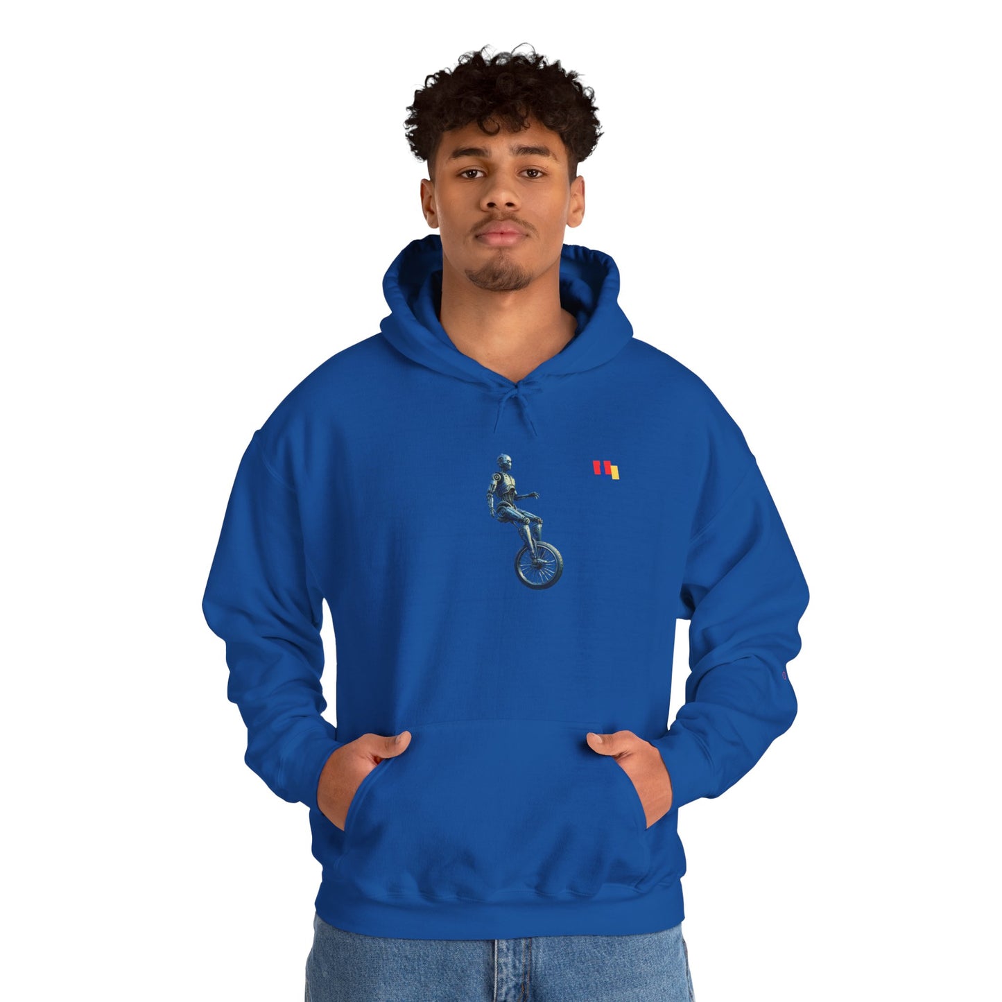 Unicyclist Art Hoodie - Cozy Unisex Sweatshirt, Perfect Everyday Casual Wear