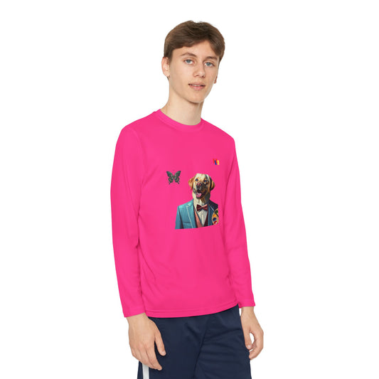 Paws Claws Youth Dog-Themed Long Sleeve Tee - Fun Gift for Animal Lovers, Perfect for Everyday Wear