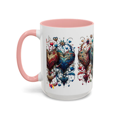 Romantic Heart Coffee Mug - Perfect for Coffee Lovers