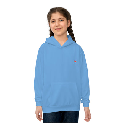 Adventure Awaits Blue Hoodie - Nature Explorer Kids Pullover