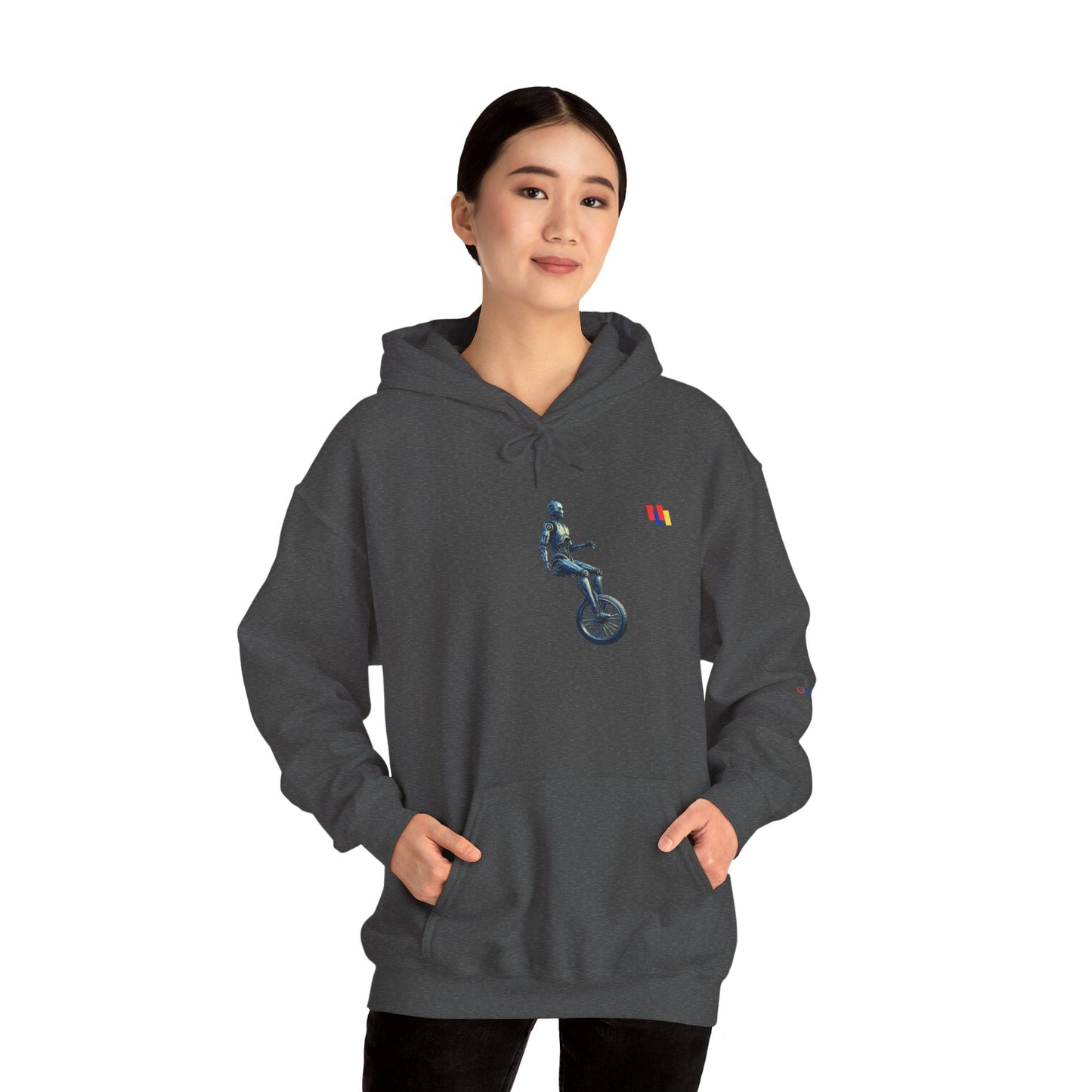 Unicyclist Art Hoodie - Cozy Unisex Sweatshirt, Perfect Everyday Casual Wear