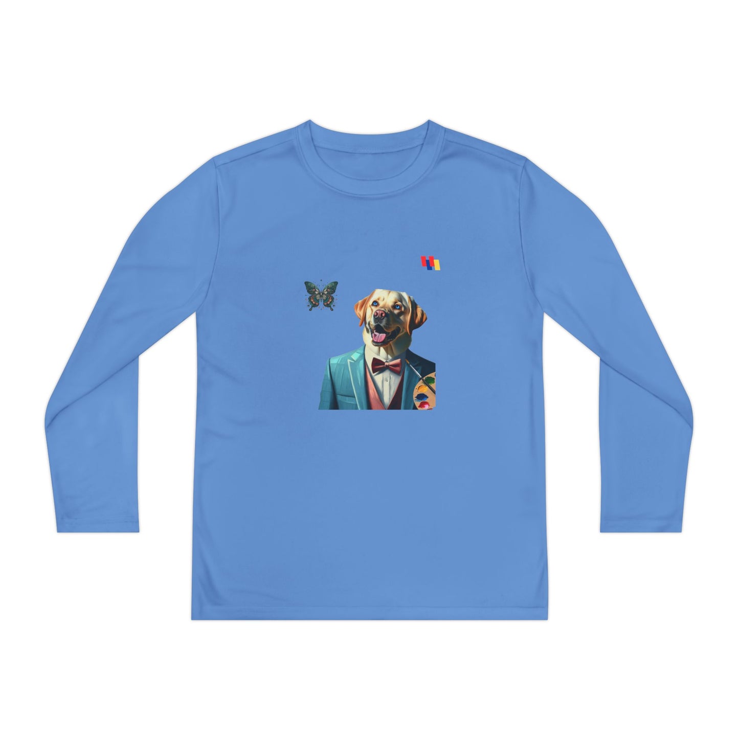Paws Claws Youth Dog-Themed Long Sleeve Tee - Fun Gift for Animal Lovers, Perfect for Everyday Wear