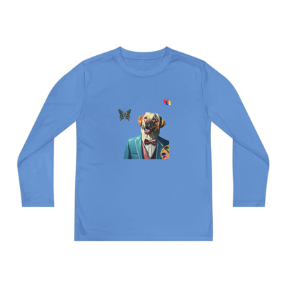 Paws Claws Youth Dog-Themed Long Sleeve Tee - Fun Gift for Animal Lovers, Perfect for Everyday Wear