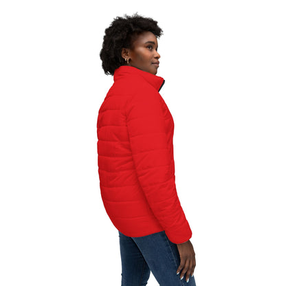 Obay Women’s Colorful Heart Puffer Jacket
