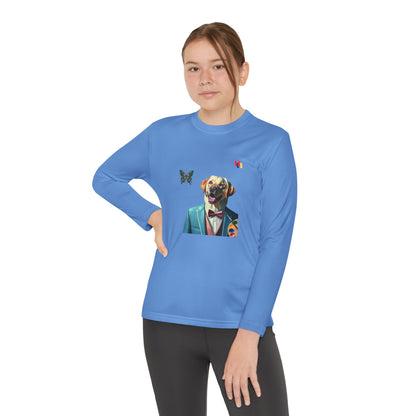 Paws Claws Youth Dog-Themed Long Sleeve Tee - Fun Gift for Animal Lovers, Perfect for Everyday Wear
